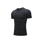 Zwart shaping T-shirt met korte mouwen