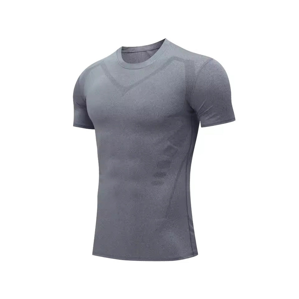Grijs shaping T-shirt met korte mouwen