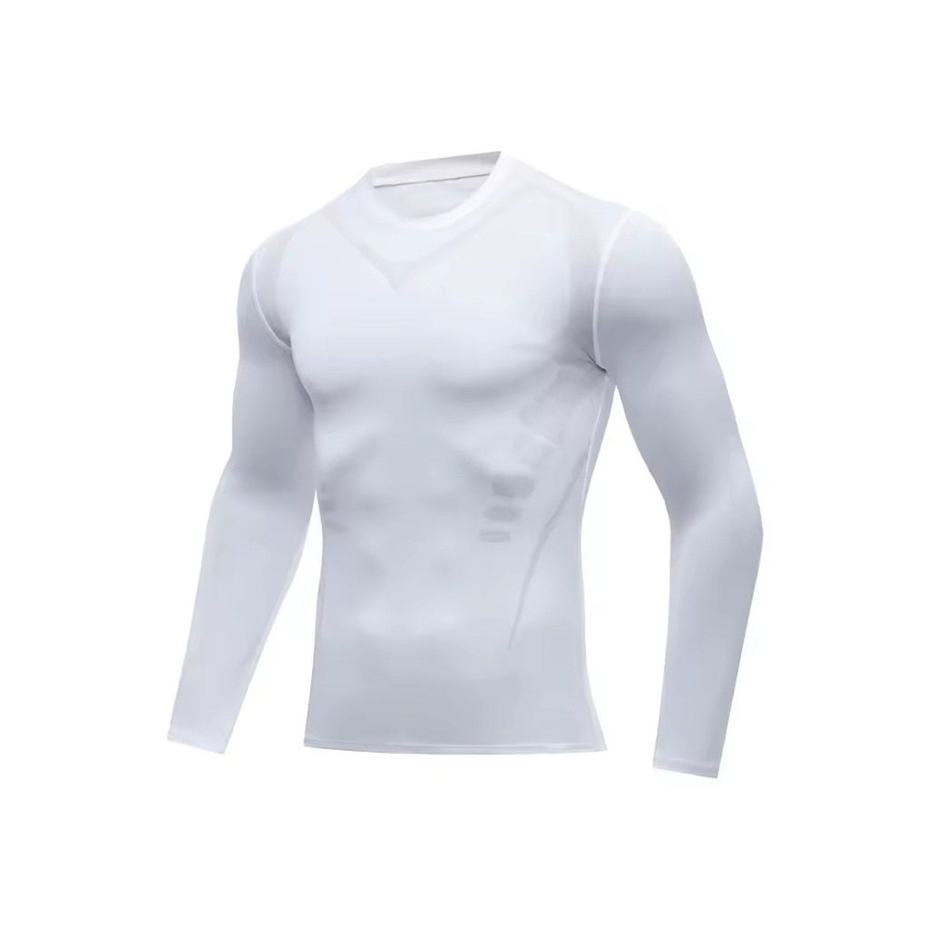 Wit shaping shirt met lange mouwen
