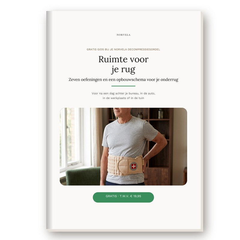 Omslag van de gratis gids Ruimte voor je rug